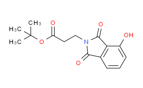 CAS No. 1256450-55-1, 3-(4-Hydroxy-1,3-dioxo-1,3-dihydroisoindol-2-yl)propionic acid tert-butyl ester