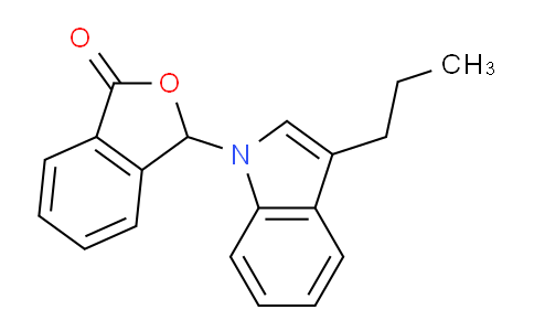 CAS No. 30683-28-4, 3-(3-Propyl-1H-indol-1-yl)isobenzofuran-1(3H)-one