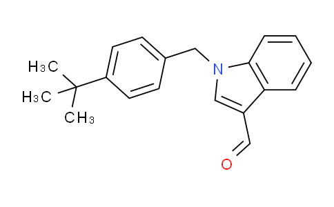 CAS No. 405274-91-1, 1-(4-(tert-Butyl)benzyl)-1H-indole-3-carbaldehyde
