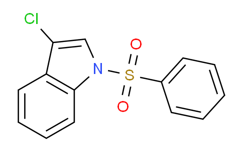 CAS No. 108665-94-7, 3-Chloro-1-(phenylsulfonyl)-1H-indole