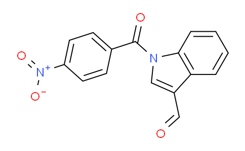 CAS No. 126592-77-6, 1-(4-Nitrobenzoyl)-1H-indole-3-carbaldehyde