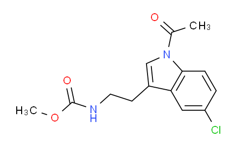 CAS No. 88368-95-0, Methyl (2-(1-acetyl-5-chloro-1H-indol-3-yl)ethyl)carbamate