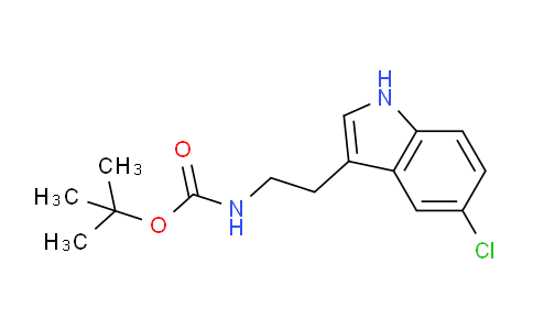 CAS No. 1228552-16-6, tert-Butyl (2-(5-chloro-1H-indol-3-yl)ethyl)carbamate