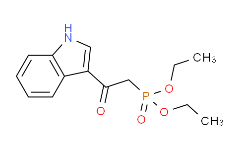 CAS No. 850231-86-6, Diethyl (2-(1H-indol-3-yl)-2-oxoethyl)phosphonate