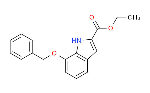 CAS No. 84639-06-5, Ethyl 7-(benzyloxy)-1H-indole-2-carboxylate