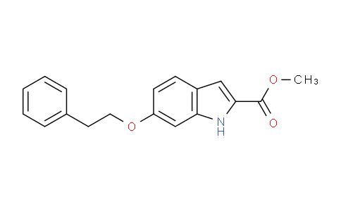 CAS No. 887360-14-7, Methyl 6-phenethoxy-1H-indole-2-carboxylate