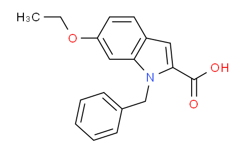CAS No. 1240572-24-0, 1-Benzyl-6-ethoxy-1H-indole-2-carboxylic acid
