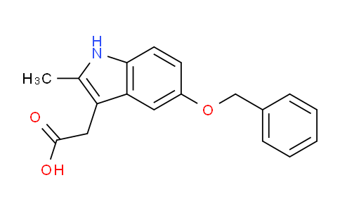 CAS No. 101734-29-6, 2-(5-(Benzyloxy)-2-methyl-1H-indol-3-yl)acetic acid