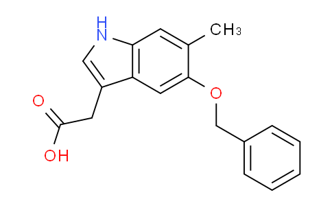 CAS No. 1417984-61-2, 2-(5-(Benzyloxy)-6-methyl-1H-indol-3-yl)acetic acid