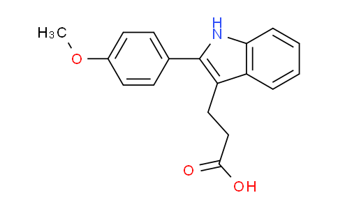 CAS No. 870693-10-0, 3-(2-(4-Methoxyphenyl)-1H-indol-3-yl)propanoic acid