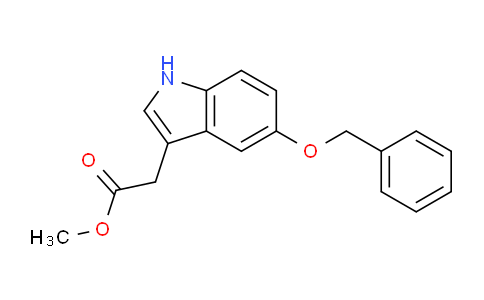 CAS No. 5599-44-0, Methyl 2-(5-(benzyloxy)-1H-indol-3-yl)acetate