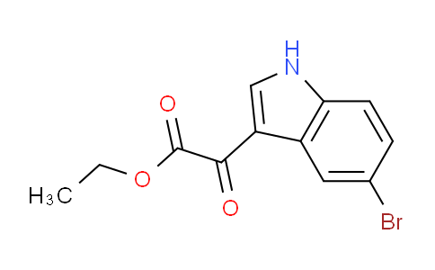 CAS No. 17826-11-8, Ethyl 2-(5-bromo-1H-indol-3-yl)-2-oxoacetate