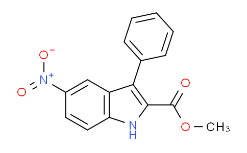 CAS No. 298187-65-2, Methyl 5-nitro-3-phenyl-1H-indole-2-carboxylate