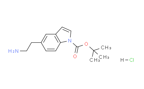 CAS No. 1159823-50-3, tert-Butyl 5-(2-aminoethyl)-1H-indole-1-carboxylate hydrochloride