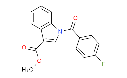 CAS No. 401580-42-5, Methyl 1-(4-fluorobenzoyl)-1H-indole-3-carboxylate