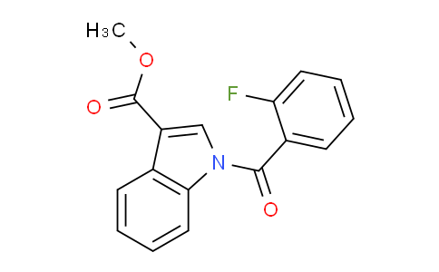 CAS No. 350993-21-4, Methyl 1-(2-fluorobenzoyl)-1H-indole-3-carboxylate