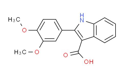 CAS No. 1082551-71-0, 2-(3,4-Dimethoxyphenyl)-1h-indole-3-carboxylic acid