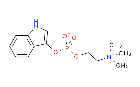 CAS No. 439809-44-6, 1H-Indol-3-yl (2-(trimethylammonio)ethyl) phosphate