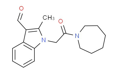 CAS No. 626205-51-4, 1-(2-(Azepan-1-yl)-2-oxoethyl)-2-methyl-1H-indole-3-carbaldehyde