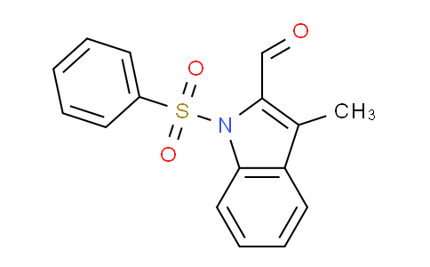 CAS No. 110396-65-1, 3-Methyl-1-(phenylsulfonyl)-1H-indole-2-carbaldehyde