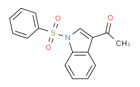 CAS No. 99532-45-3, 1-(1-(Phenylsulfonyl)-1H-indol-3-yl)ethanone