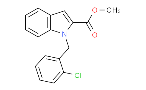 CAS No. 1239749-83-7, Methyl 1-(2-chlorobenzyl)-1H-indole-2-carboxylate
