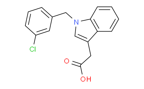 CAS No. 339016-33-0, 2-(1-(3-Chlorobenzyl)-1H-indol-3-yl)acetic acid