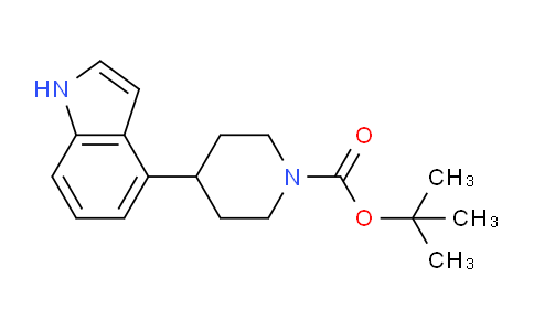 CAS No. 676448-21-8, tert-Butyl 4-(1H-indol-4-yl)piperidine-1-carboxylate