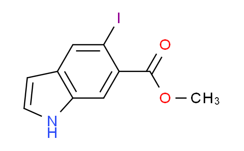 CAS No. 1227269-05-7, Methyl 5-iodo-1H-indole-6-carboxylate