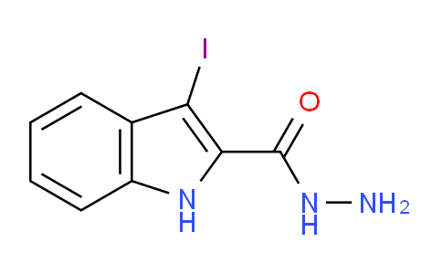 CAS No. 1227954-74-6, 3-Iodo-1H-indole-2-carbohydrazide