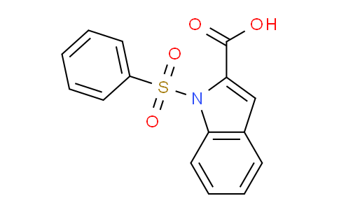 CAS No. 40899-93-2, 1-(Phenylsulfonyl)-1H-indole-2-carboxylic acid