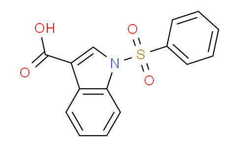 CAS No. 278593-17-2, 1-(Phenylsulfonyl)-1H-indole-3-carboxylic acid