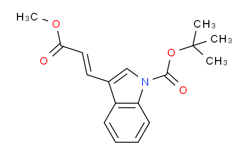 CAS No. 388631-93-4, tert-Butyl 3-(3-methoxy-3-oxoprop-1-en-1-yl)-1H-indole-1-carboxylate