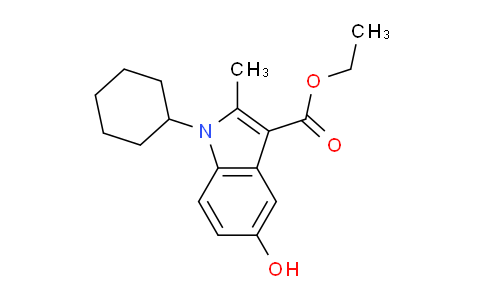 CAS No. 101782-20-1, Ethyl 1-cyclohexyl-5-hydroxy-2-methyl-1H-indole-3-carboxylate
