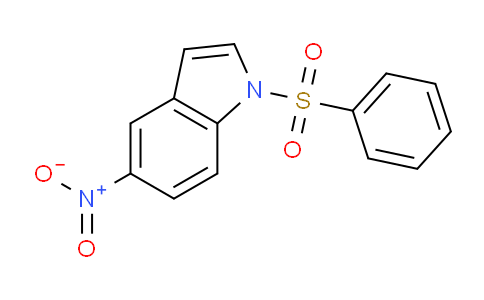 CAS No. 124400-51-7, 5-Nitro-1-(phenylsulfonyl)-1H-indole
