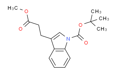 CAS No. 253605-13-9, tert-Butyl 3-(3-methoxy-3-oxopropyl)-1H-indole-1-carboxylate