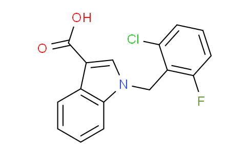 CAS No. 1226365-40-7, 1-(2-Chloro-6-fluorobenzyl)-1H-indole-3-carboxylic acid