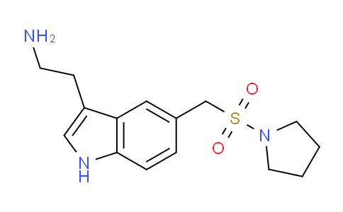 CAS No. 181178-24-5, 2-(5-((Pyrrolidin-1-ylsulfonyl)methyl)-1H-indol-3-yl)ethanamine