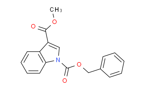 CAS No. 131424-24-3, 1-Benzyl 3-methyl 1H-indole-1,3-dicarboxylate