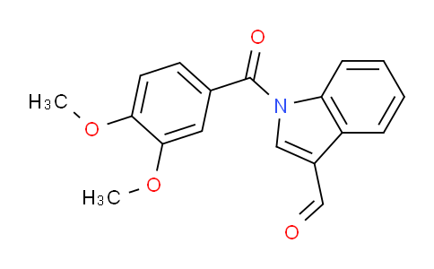 CAS No. 1285252-23-4, 1-(3,4-Dimethoxybenzoyl)-1H-indole-3-carbaldehyde