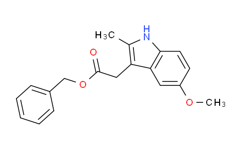 CAS No. 3285-40-3, Benzyl 2-(5-methoxy-2-methyl-1H-indol-3-yl)acetate