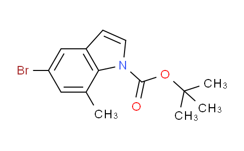 CAS No. 1621963-70-9, tert-Butyl 5-bromo-7-methyl-1H-indole-1-carboxylate
