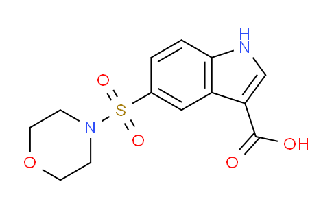 CAS No. 120729-96-6, 5-(Morpholinosulfonyl)-1H-indole-3-carboxylic acid