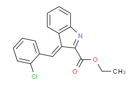 CAS No. 85137-89-9, Ethyl 3-(2-chlorobenzylidene)-3H-indole-2-carboxylate