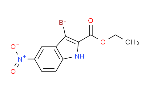 CAS No. 183384-45-4, Ethyl 3-bromo-5-nitro-1H-indole-2-carboxylate