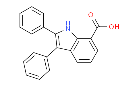 CAS No. 197313-74-9, 2,3-Diphenyl-1H-indole-7-carboxylic acid