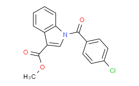 CAS No. 420811-32-1, Methyl 1-(4-chlorobenzoyl)-1H-indole-3-carboxylate