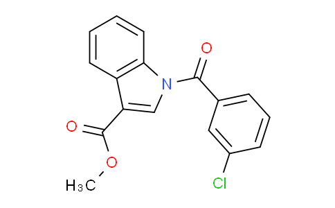 CAS No. 189006-36-8, Methyl 1-(3-chlorobenzoyl)-1H-indole-3-carboxylate