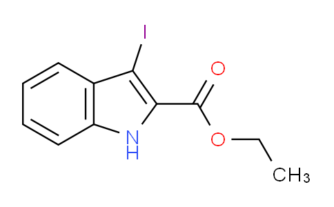 CAS No. 117637-79-3, Ethyl 3-iodo-1H-indole-2-carboxylate