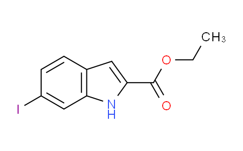 CAS No. 287385-04-0, Ethyl 6-iodo-1H-indole-2-carboxylate